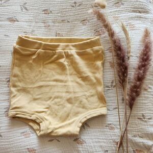 Kate Quinn Organics‎ Bamboo Bloomer Shorts 12- 18 Months Yellow